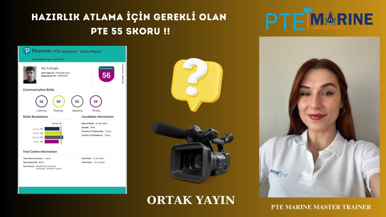 PTE sınavıyla Üniversitemin hazırlık bölümünü nasıl geçtim ?