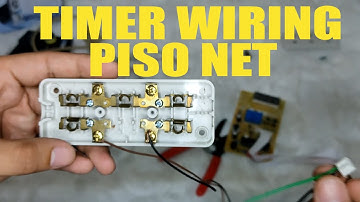 Pisonet Build Part 1.  Timer Coinslot Wiring for Beginner.