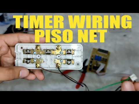 Pisonet Build Part 1.  Timer Coinslot Wiring For Beginner.