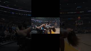 Reporter FALLS Into NBA Player’s Lap During Live Game 😳🏀 #nba #sports #basketball #funny