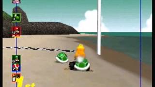 Mario Kart 64 Playthrough - Mushroom Cup 150Cc Princess Peach