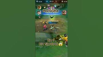 INUYASHA-ZILONG | NA 1HIT C POPOL😱 #fyp #viral #trending #shorts #mlbb #inuyasha #shortvideos #fypシ゚