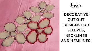 Diy, How To Make A Decorative Cutout Pattern Designs For Hemlines, Sleeves And Neckline