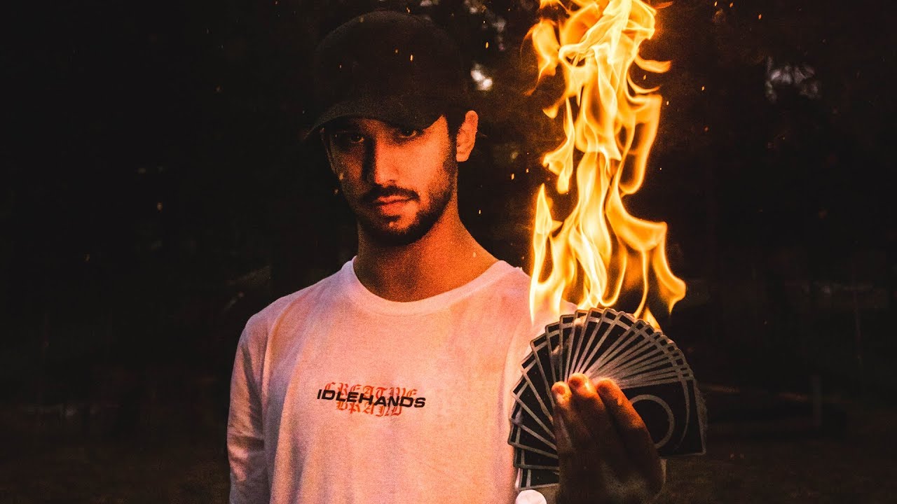 Card Tricks On FIRE! (5,000 FPS Slow-Mo Fire Cardistry)