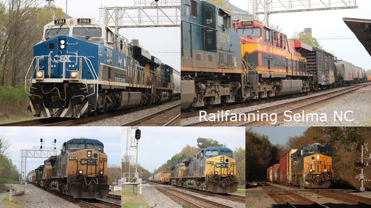 Railfanning Selma NC on 3/25/23 with CSX 3194, Nice Crews, and a KCSM
