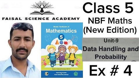 Class 5 Maths Unit 9 Exercise 4 Pie Chart NBF Maths New Book @FaisalScienceAcademy