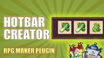 Hotbar Creator - RPG Maker MV/MZ Plugin - Basic Tutorial