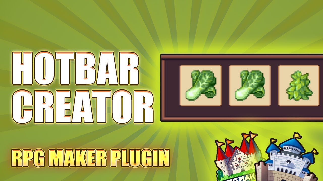 Hotbar Creator - RPG Maker MV/MZ Plugin - Basic Tutorial - YouTube