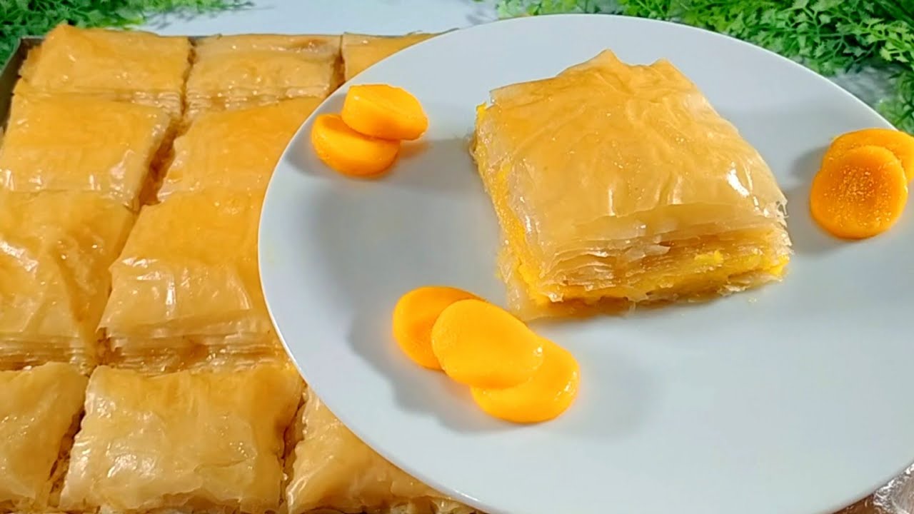 يالهو ي على الجمال 🔥   الجلاش بحشوة  المانجو والكاسترد🔥بجد تستاهل تطلع تيرند😋