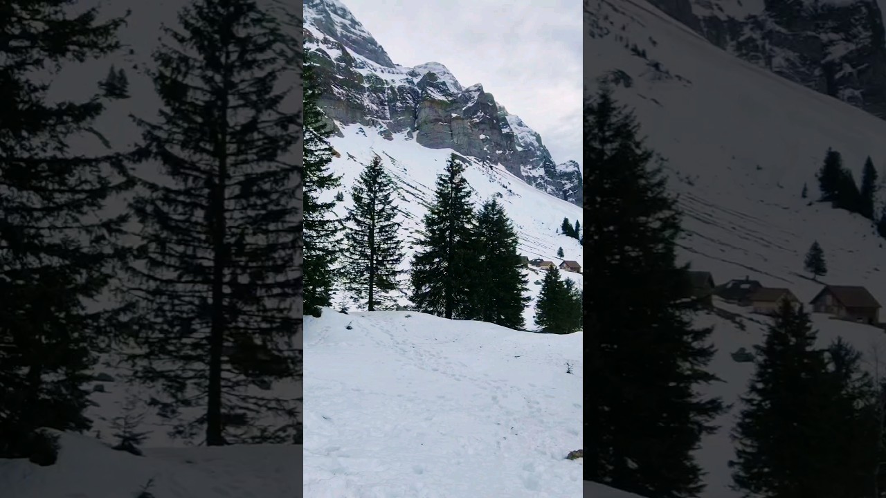 Säntis Berg In Switzerland 