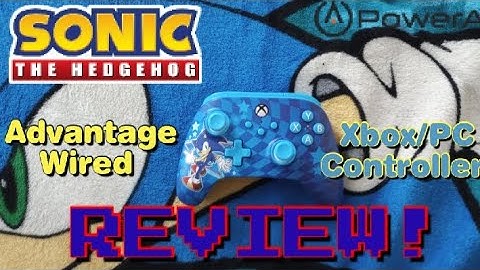 @PowerAExperience @SonictheHedgehog Advantage Wired Xbox/PC Controller UNBOXING & REVIEW!💙
