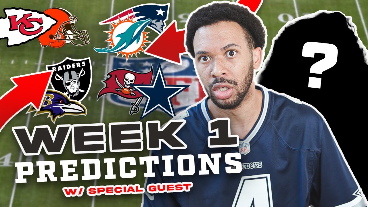 WEEK 1 NFL PREDICTIONS YouTube