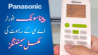 Panasonic DC Inverter AC Full settings Pakistan