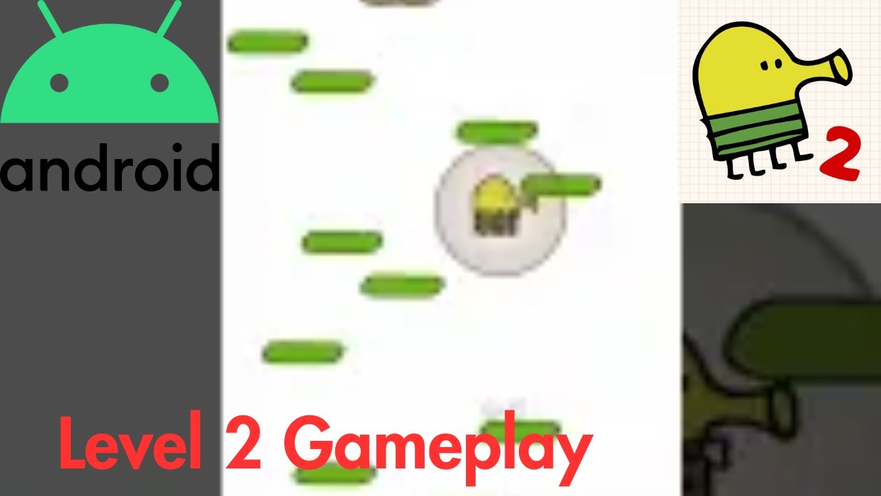 Doodle Jump 2 for Android: Level 2 Gameplay (1284 Points, 9 Stars ...