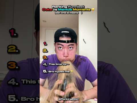 Ranking Funniest Coke Vs Mentos Moment Shorts 
