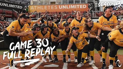 Athletes Unlimited Softball | Season 3 | Game 30 *...