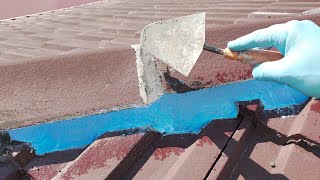 Roof Pointing With Flexible Mortar  DYI My Tips