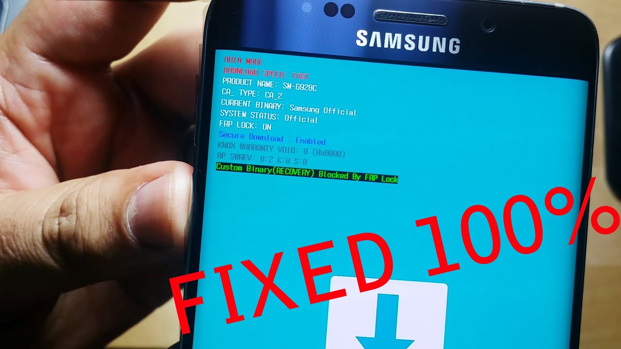 How To Fix Brick Error Custom Binary Blocked By Frp Galaxy S6 Edge