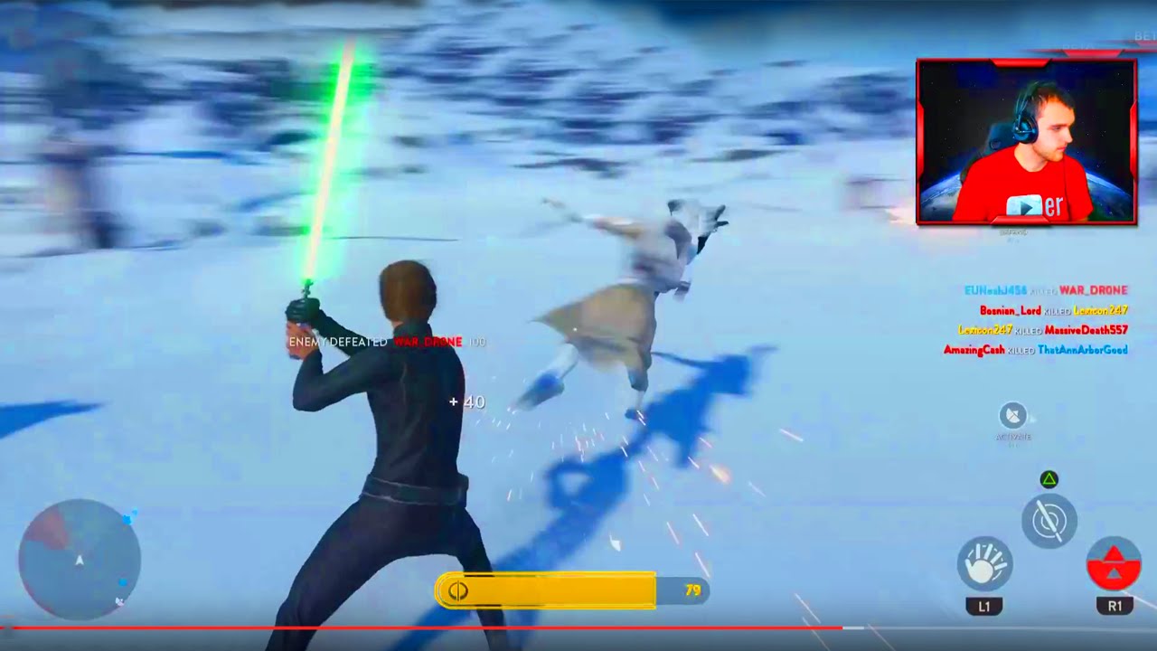 dlcl stanford STAR WARS BATTLEFRONT - LUKE SKYWALKER EARLY BETA GAMEPLAY! (PS4 HD Gameplay)