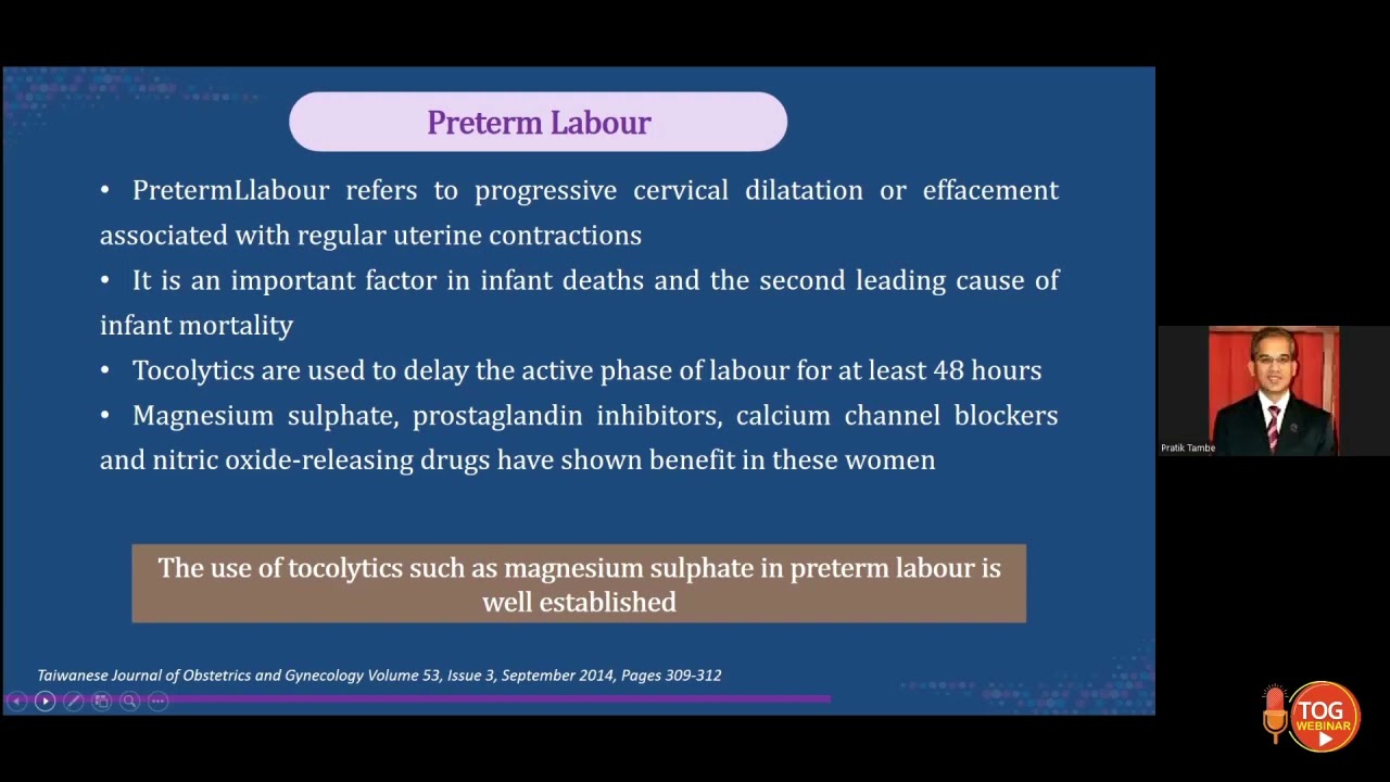 9th Aug Webinar: Fetal Neuroprotection by Dr. Vidhya Thobbi