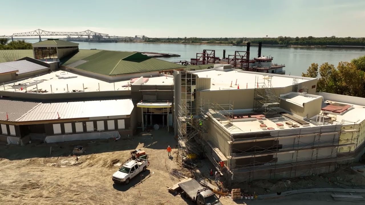 Construction Drone Footage (Hollywood Casino Baton Rouge) - YouTube