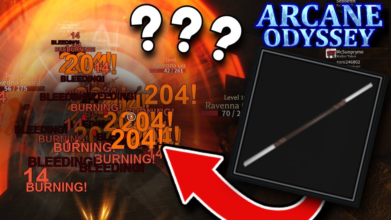 Why this common item is the BEST weapon | Arcane Odyssey