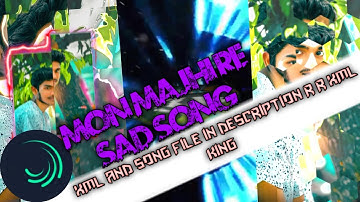 Mon Majhi Re new bangli sad song xml file editing #xml_file