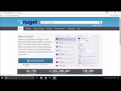 Video: Bagaimana cara membuat paket Nuget di Visual Studio?