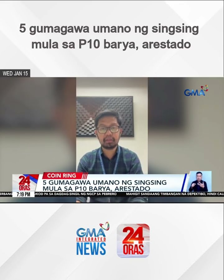 5 gumagawa umano ng singsing mula sa P10 barya, arestado | 24 Oras