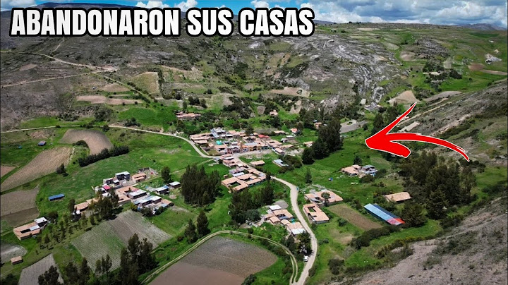 Este pueblo del Perú se está quedando sin habitantes