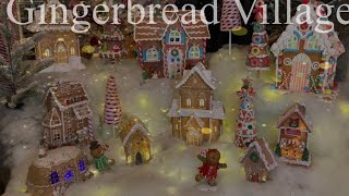 GINGERBREAD VILLAGE-DECORATE WITH ME-WREATH TUTORIAL! by Queen Beez Vintage 13,387 views 3 years ago 27 minutes