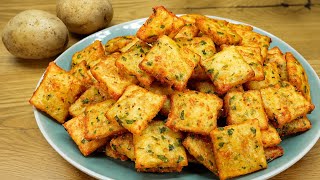 केवल 3 कच्चे आलू  से बना गरमा गरम कुरकुरा नाश्ता जो भी खाए खाता ही जाए | Crispy aalu ka nashta screenshot 4