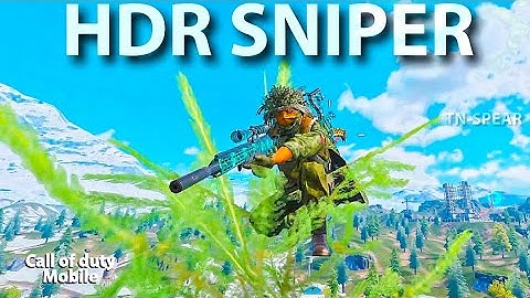 HDR Sniper gameplay | COD mobile Solo Sniper gameplay