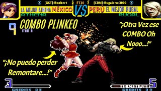 KOF 2002- LA Mejor Athena MÉXICO vs PERÚ El Mejor Rugal👉¡CUIDADO COMBAZOS 100% RUGAL Y Whip 🤜🤪🤛!