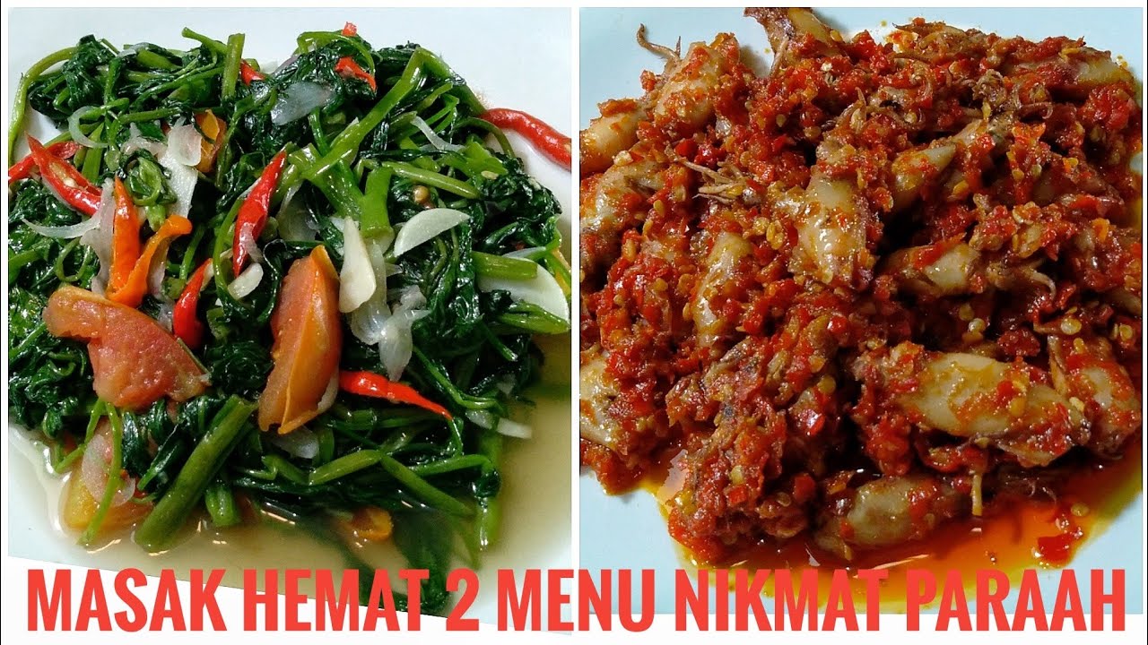 Masak Hemat 2 Menu #3 - Resep Masakan Sederhana Sehari hari - YouTube