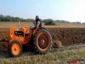 John deere 4240fiat 25 r dieseland just generale tractor plowing with pln 2 45  pln 1 45