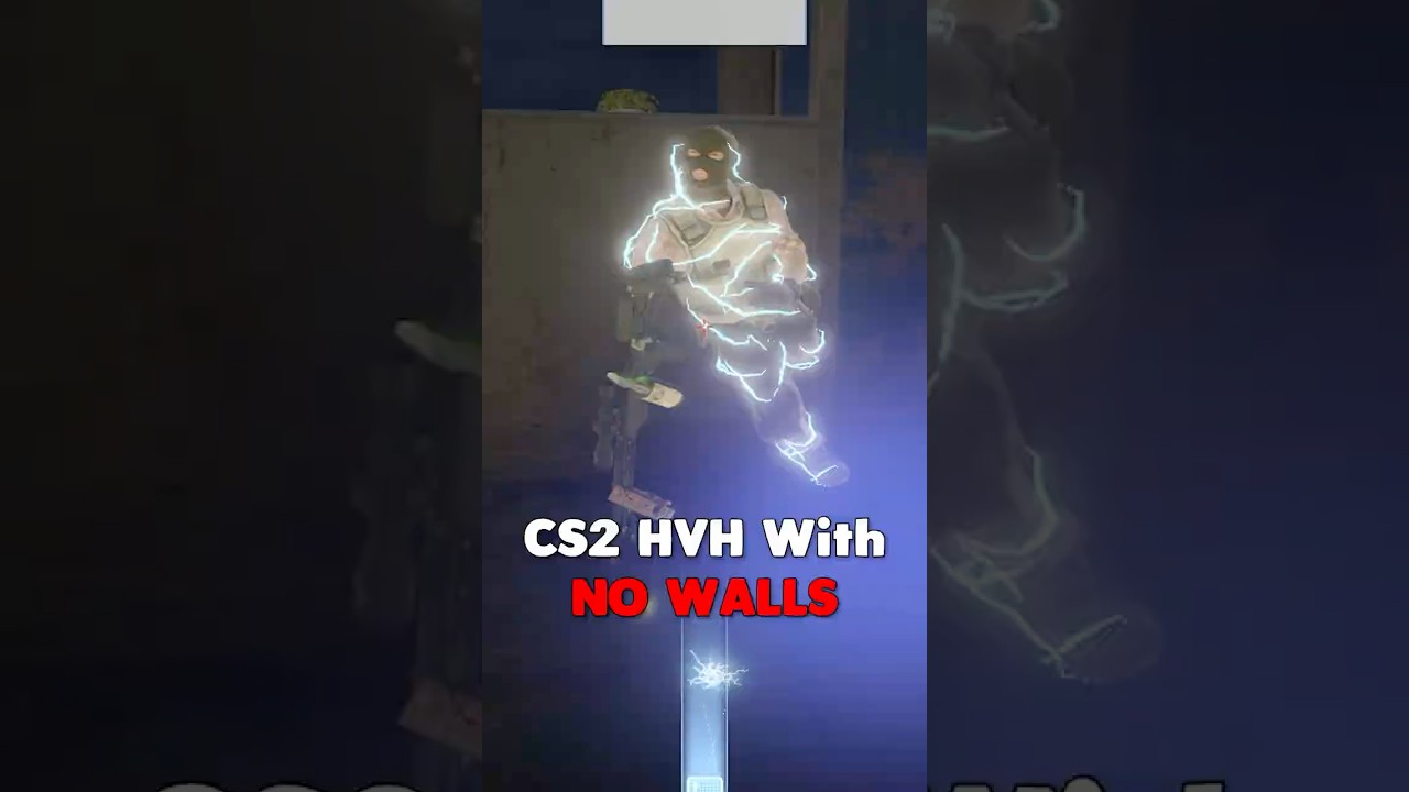 CS2 HVH with NO WALL HACKS.. #cs2