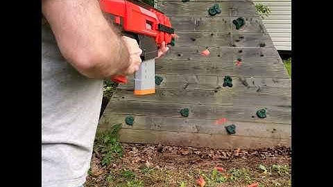 Xero1Tec Medusa Mega Nerf Dart Launcher Prototype Test Firing