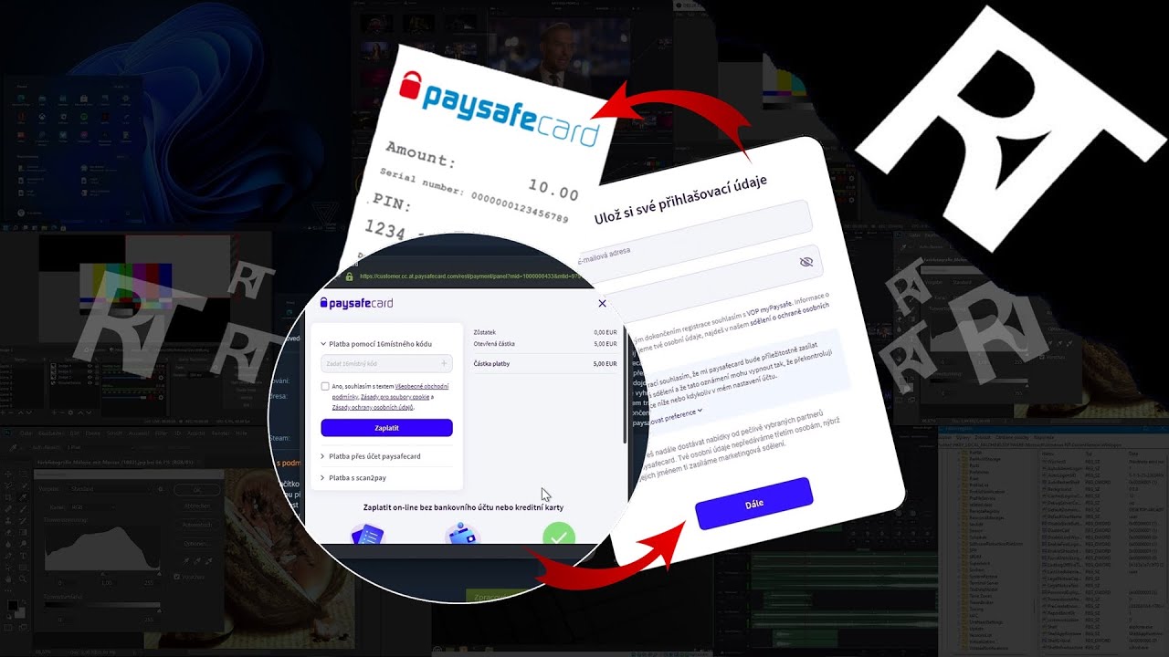 Jak někomu poslat peníze přes paysafecard?