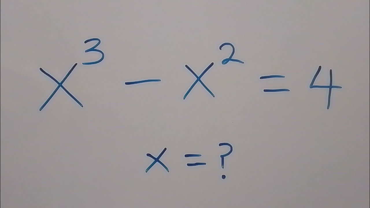 A Nice Algebra Equation | Math Olympiad | How to solve for X !!! - YouTube