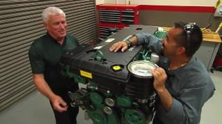 Volvo Penta D6   Check Coolant Level