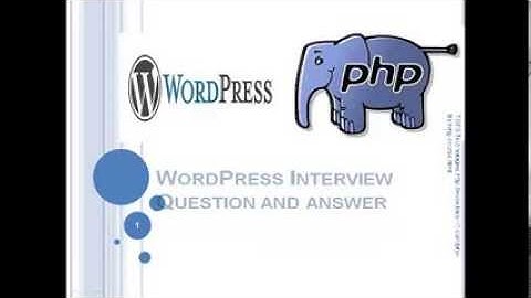 WordPress Interview Question and answer   tops technologies