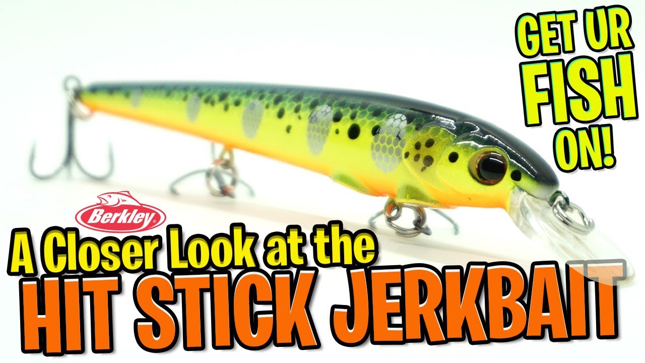 Closer Look at the Berkley Hit Stick Suspending Bass Fishing Jerkbait 