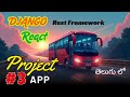 #3 Creating APP - Django REST framework - React Project || Bus Ticket Booking App