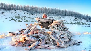 Фото ЭТО ШОК!!! ЗДЕСЬ ТОННЫ РЫБЫ!! Рыбалка, первый лед. Якутия.