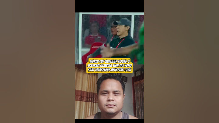 Ekspresi Shin Tae Yong sangat bahagia saat Marselino mencetak goal #fyp #timnas #shorts