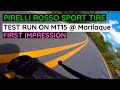 Yamaha MT15 Pirelli Diablo Rosso Sport Tire Test Run/First Impression