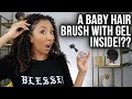 A Baby Hair Brush w/ Gel inside! Does it work?? | BiancaReneeToday