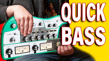 The ultimate one stop bass mix plugin? - United Plugins Quickbass plugin review