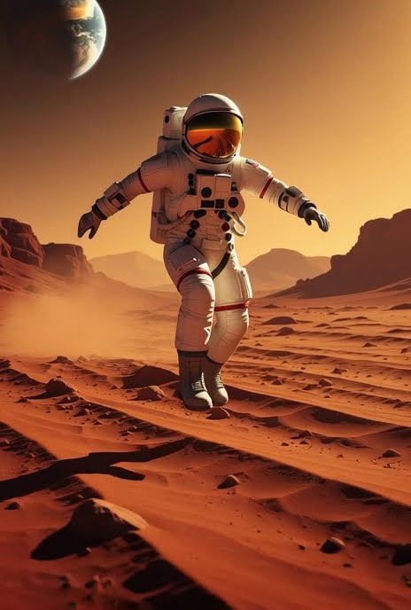 Astronaut walk in the Venus #hiphop #dj #ai